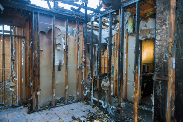 Professional Fire Damage Restoration technician working in Shenandoah Farms, VA